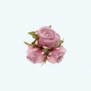 2" Diameter Ribbon Flower 3X12 | Pink
